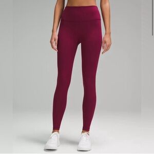 Lululemon Wunder Train High-Rise Tight 25"
Pomegranate